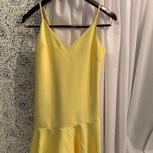 Yellow lovers and friends dress